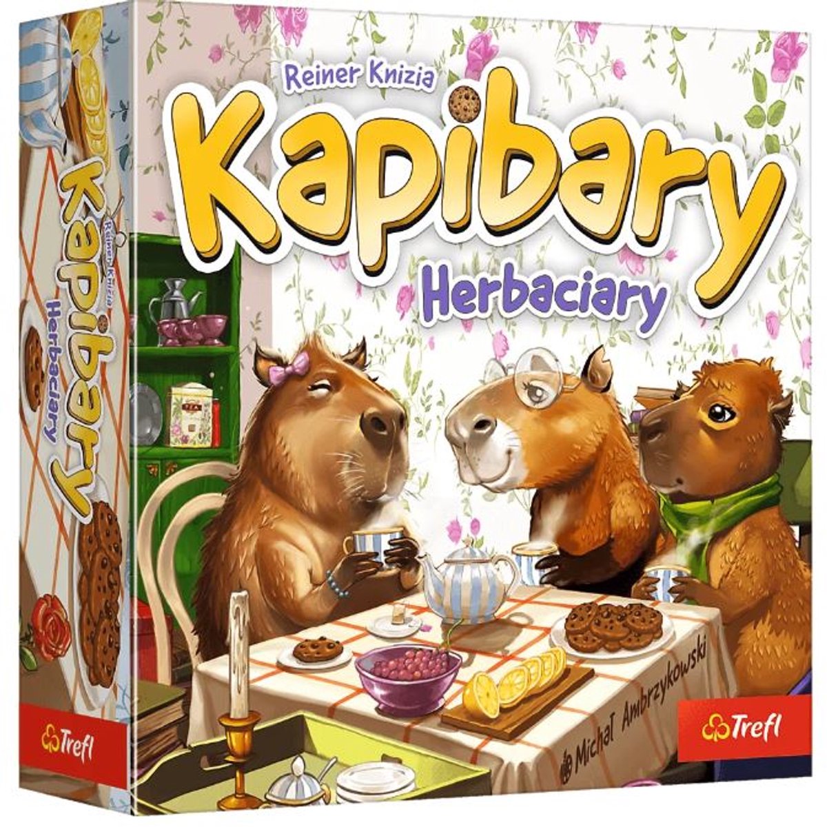 Trefl Kapibary Herbaciary – Kartenspiel – elegante Teeparty – Strategie