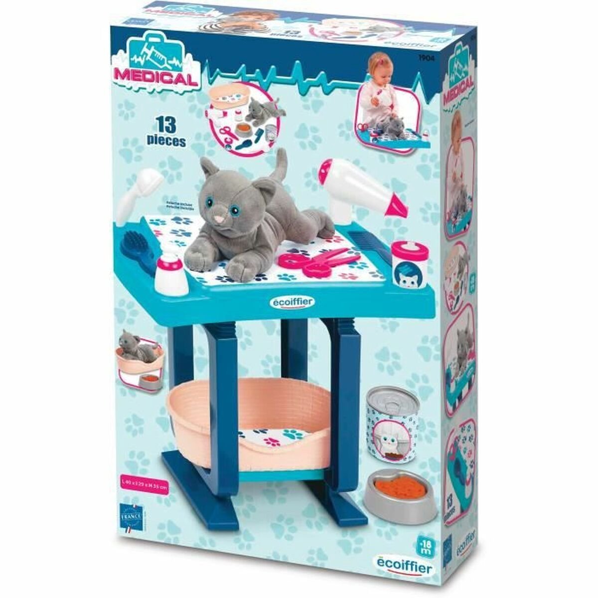 Katzenpflegetisch | 4 Stück