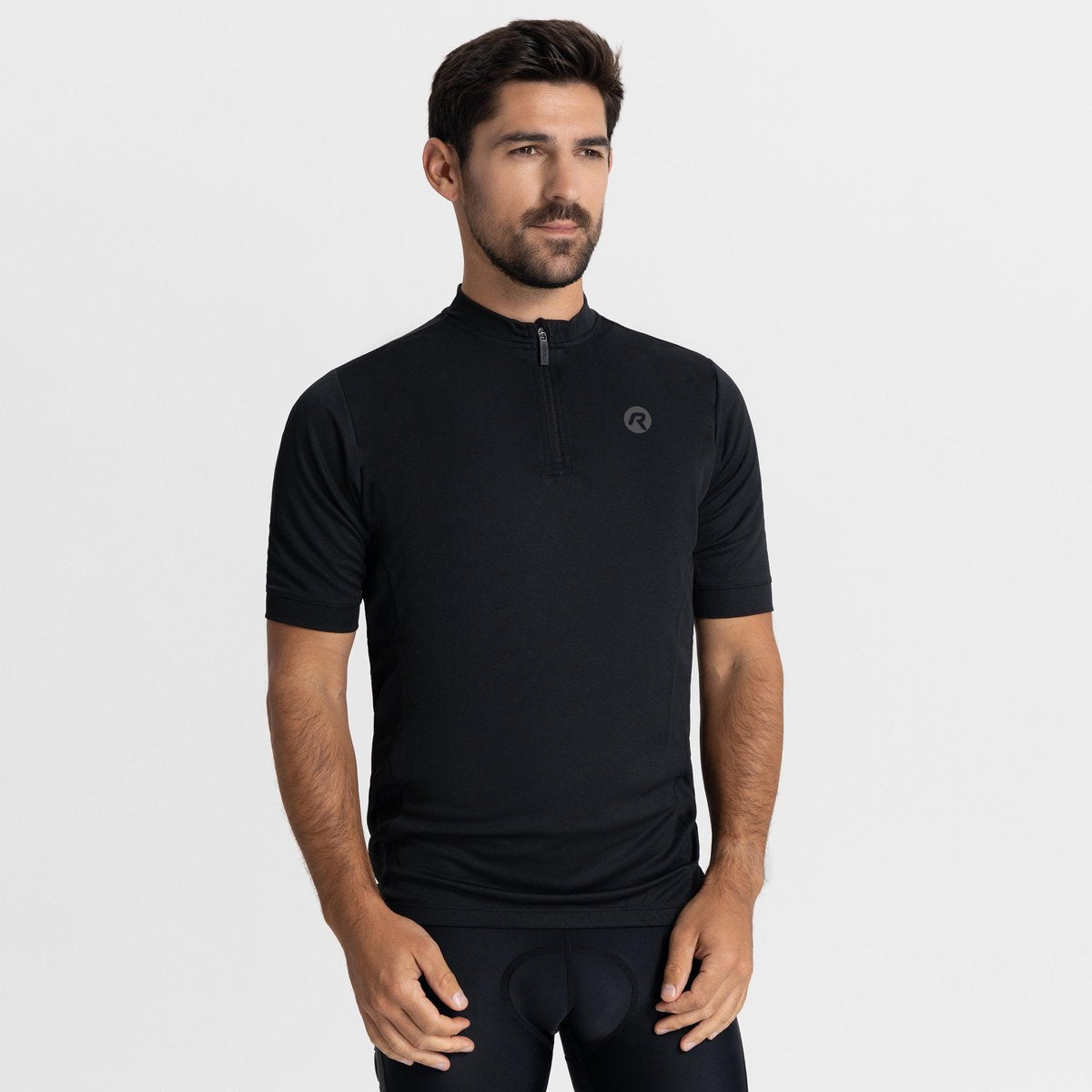 Rogelli core fietsshirt heren - korte mouwen - zwart - l