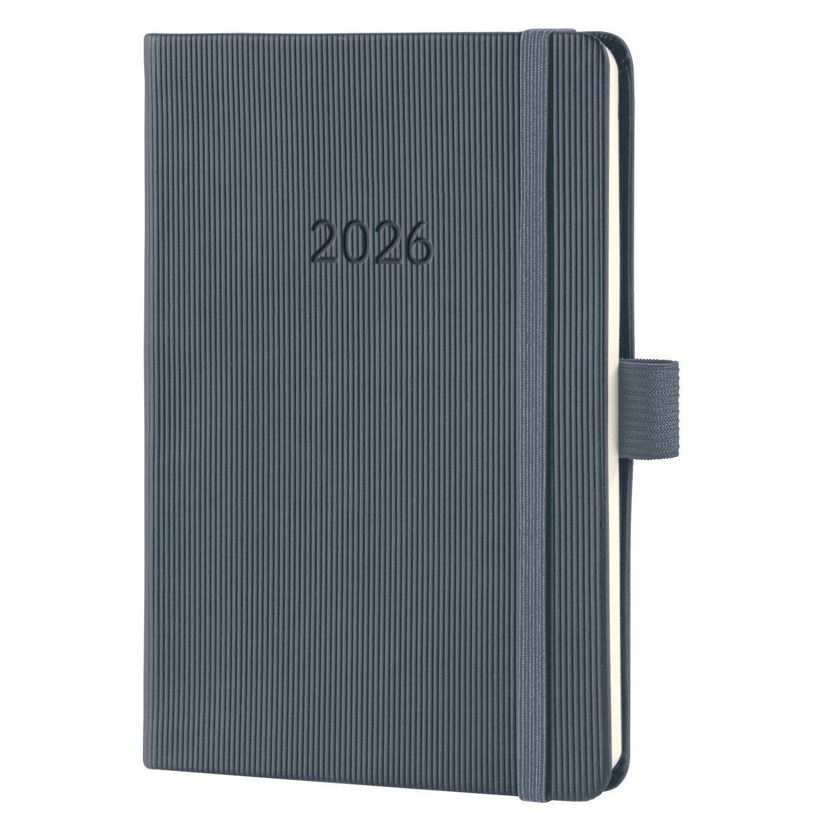 Sigel Wochenplaner 2026 Conceptum – Format A6 – Dunkelgrau – Hardcover – SI-C2667