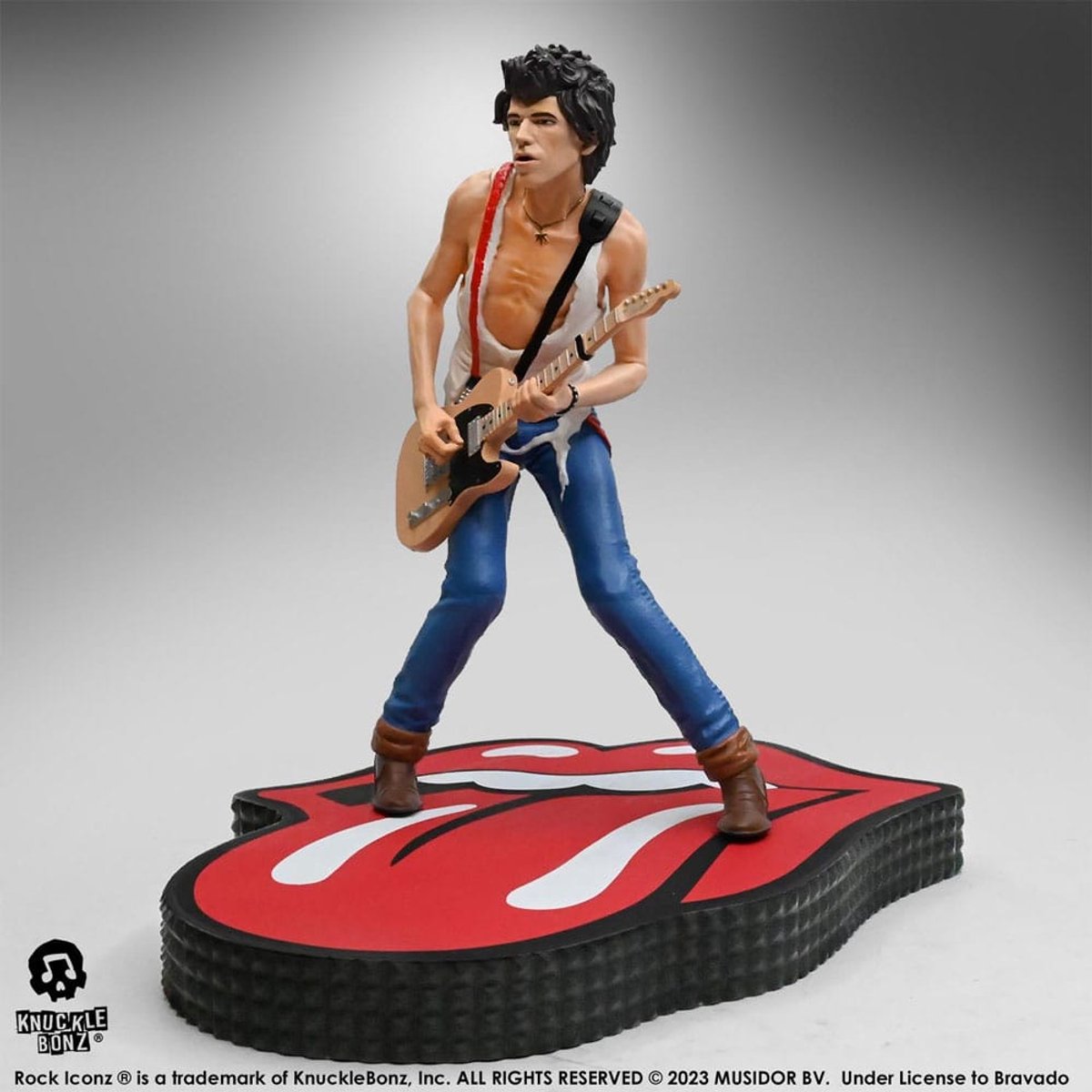 Knucklebonz The Rolling Stones Rock Iconz Statue Keith Richards (Tattoo You Tour 1981), 22 cm Statue