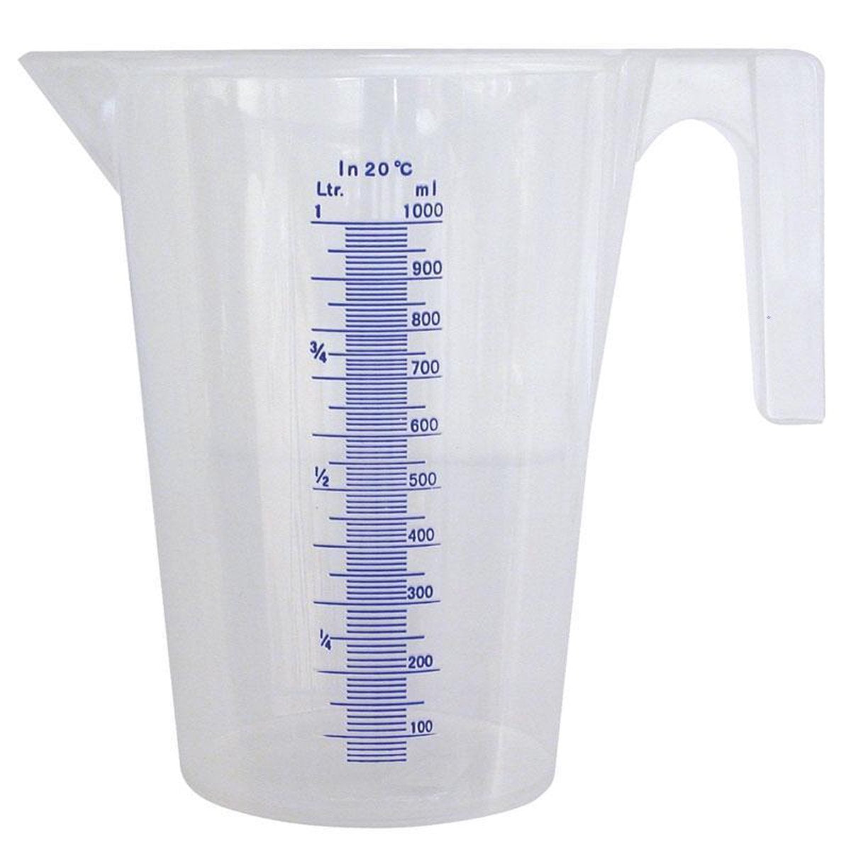 Pressol-Messbecher – 1 Liter – transparent – Kunststoff – Litergröße