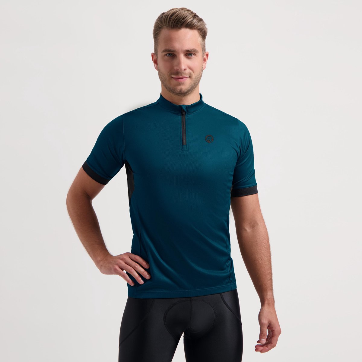 Rogelli core fietsshirt heren - korte mouwen - donkerblauw - s
