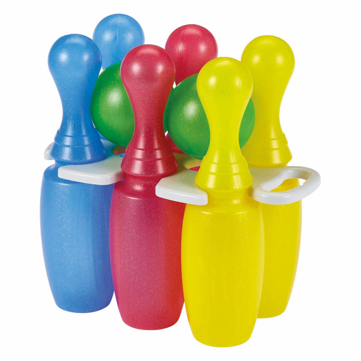 Ecoiffier Bowling-Set mit 6 Kegeln und 2 Bällen