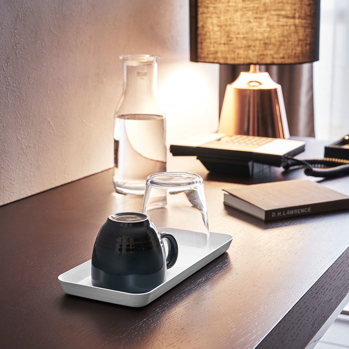 Yamazaki-Amenity-Tablett – l – Turm – weiß