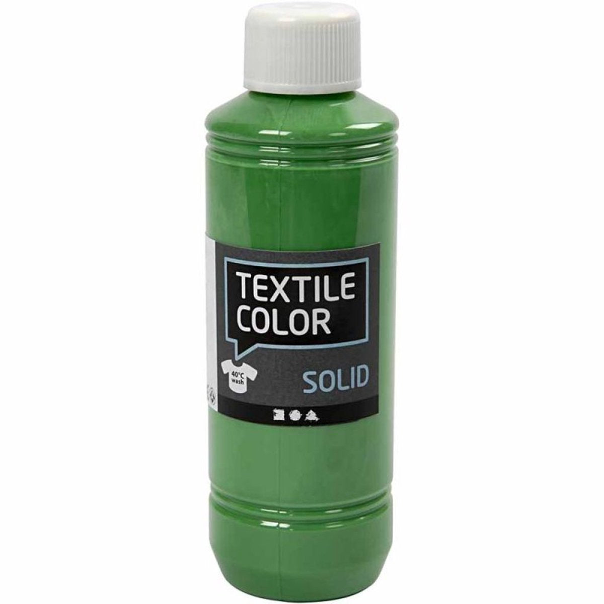 Kreativfirma Textilfarbe Deckung Textilfarbe - Brilliant Green, 250 ml