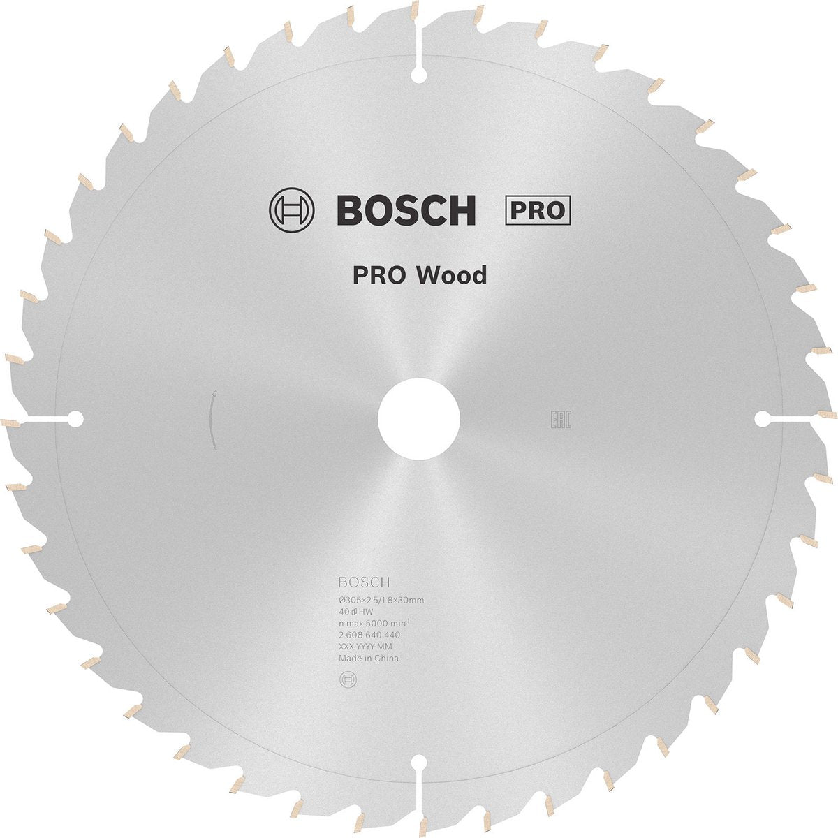 Bosch Profi-Holzkreissägeblatt, 305 x 2,5 x 30 mmPro Holzkreissägeblatt, 305 x 2,5 x 30 mm