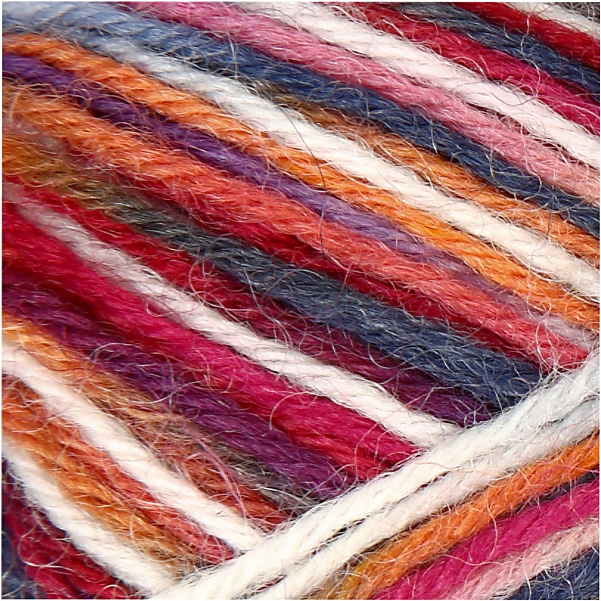 Creativ Company Sockengarn Blau Red, 200 cm