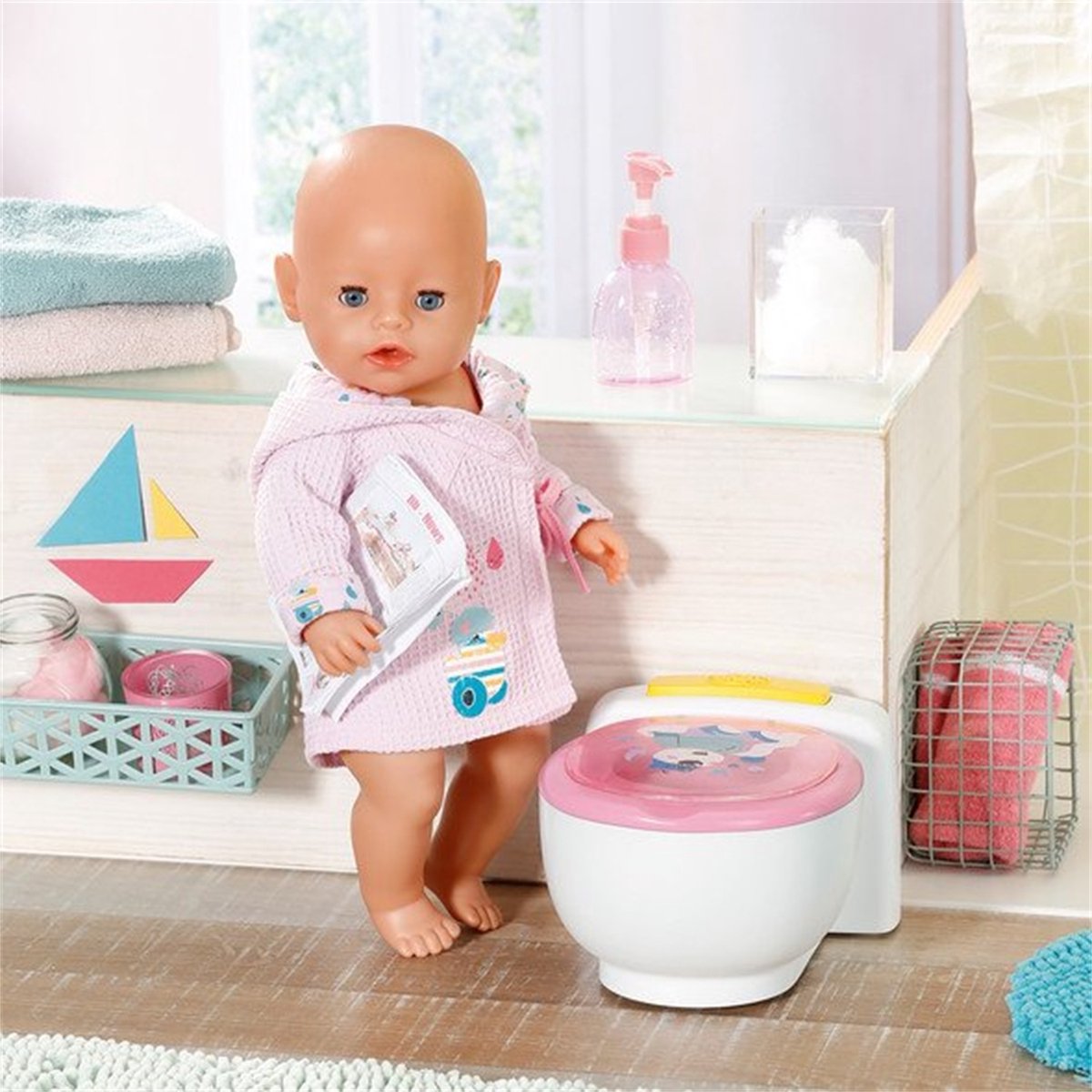 Zapf Baby Born Zubehör Kotpfoten-Toilette