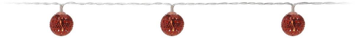 Leichte Girlande mit Metalllichtern