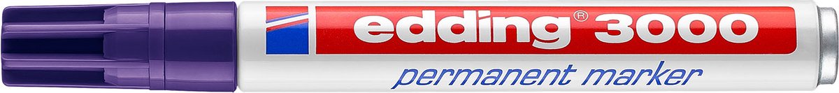 Edding 3000 Permanentmarker rund - violett - 1 Stück