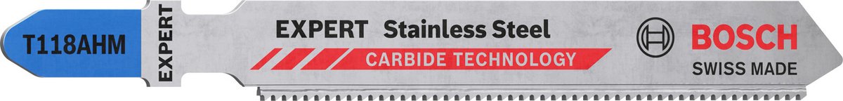 Bosch 2608900561 Expert Stichsägeblatt T118Ah 3 Stück Edelstahl