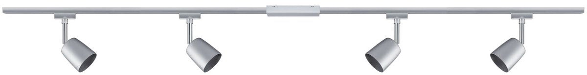 Paulmann Urail Rail Spot Cover Starterset GU10 max. 4x10W dimmbar 230V Chrom matt, Chrom