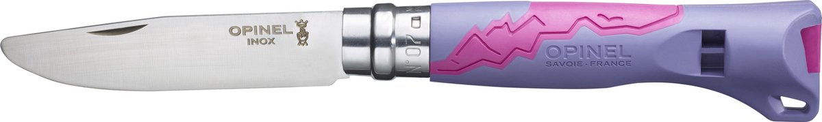 Opinel Nr. 07 Outdoor Junior Taschenmesser – Edelstahl – Violett