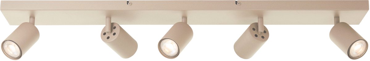 Brilliant Jello – Deckenleuchte – LED GU10 5 x 5 W – 350 lm – 3000 K – dimmbar – Champagner