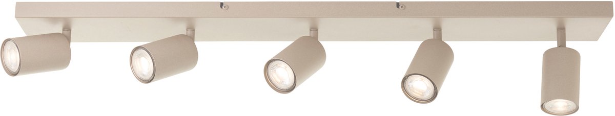 Brilliant Jello – Deckenleuchte – LED GU10 5 x 5 W – 350 lm – 3000 K – dimmbar – Champagner