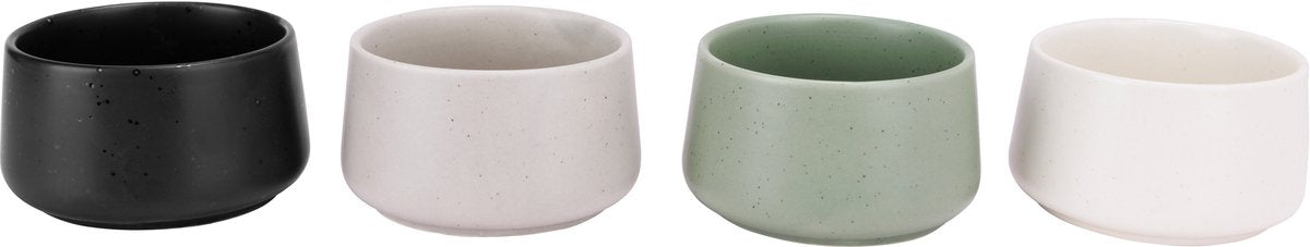 Cosy trendy cosy trendy bites aperoset - set van 4 stuks - ø10x6cm - multi