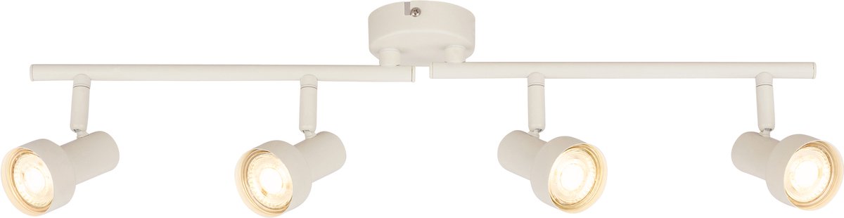 Briloner b.k.licht tapp - Aufbaustrahler - Deckenstrahler (Deckenlampe) - 4x GU10-Fassung - Altweiß - 60,5 cm