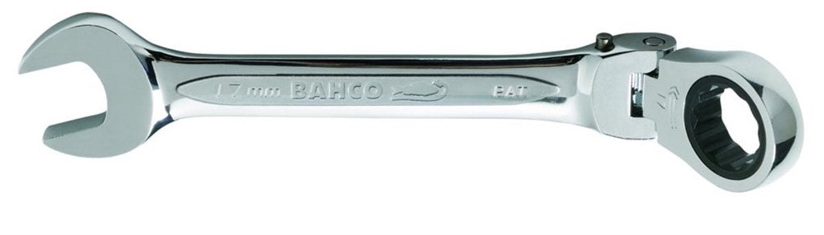 Bahco-Maulschlüssel mit Ratsche, 41 RM, flexibler Kopf 17 mm – 41 RM-17