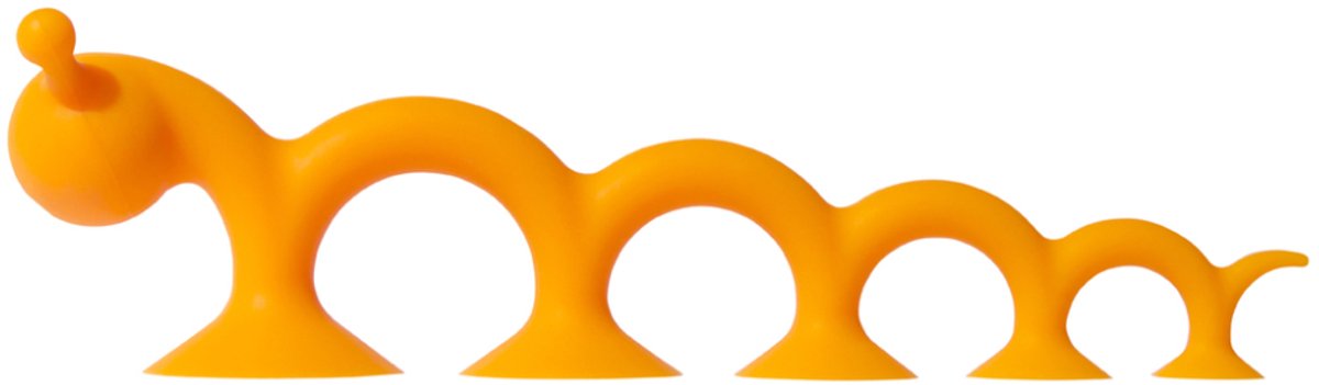 Moluk Spielfigur - Boogi Pilla Orange - H16cm - mit Saugnäpfen für jede glatte Oberfläche - 3 Jahre