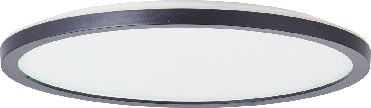 Brilliant Brennan – Deckenleuchte – Badezimmer – LED 18 W 4000 K – 3-Stufen-Dimmer – IP44 – Schwarz und Weiß