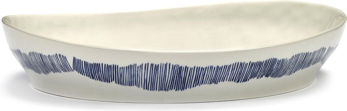 Serax - Ottolenghi Feast - Servierschale S - Weiß Blau - 30 ø