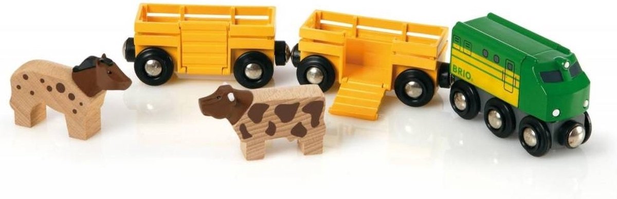 Brio-Zug mit Nutztieren - 33404