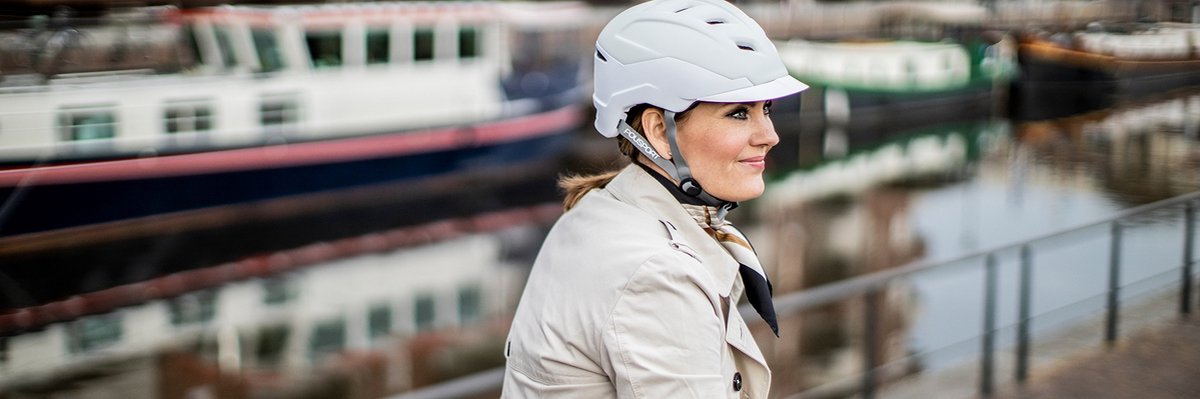 Polisport Helm E'City cremeweiß M 55-58cm Speed Pedelec