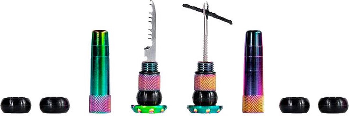 Muc-off stealth tubeless puncture plugs iridescent