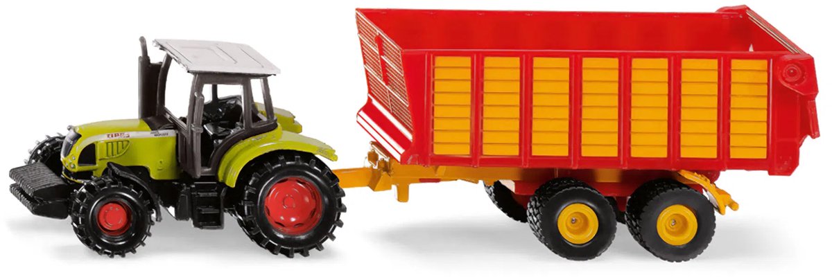 Siku 1650 John Deere mit Silageanhänger