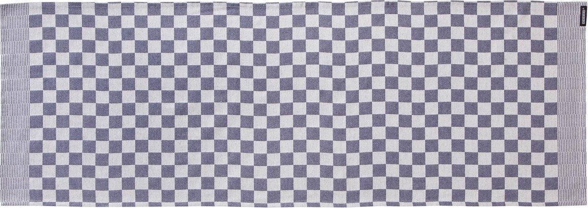 Ddddd - 2x tafelloper - barbeque - 50 x 140 cm - blauw - set van 2 stuks