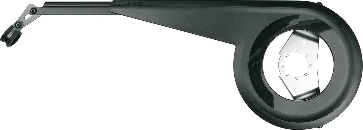 SKS -Kettenbildschirmkettenbogen 38T 158 mm schwarz
