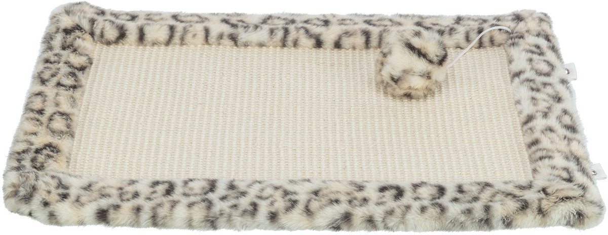 Trixie Kratzmatte Leo Leopardenmuster Creme