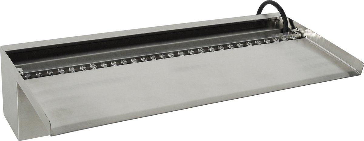 Ubbink – Niagara-Wand – 60 – LED – Edelstahl – Wasserfall