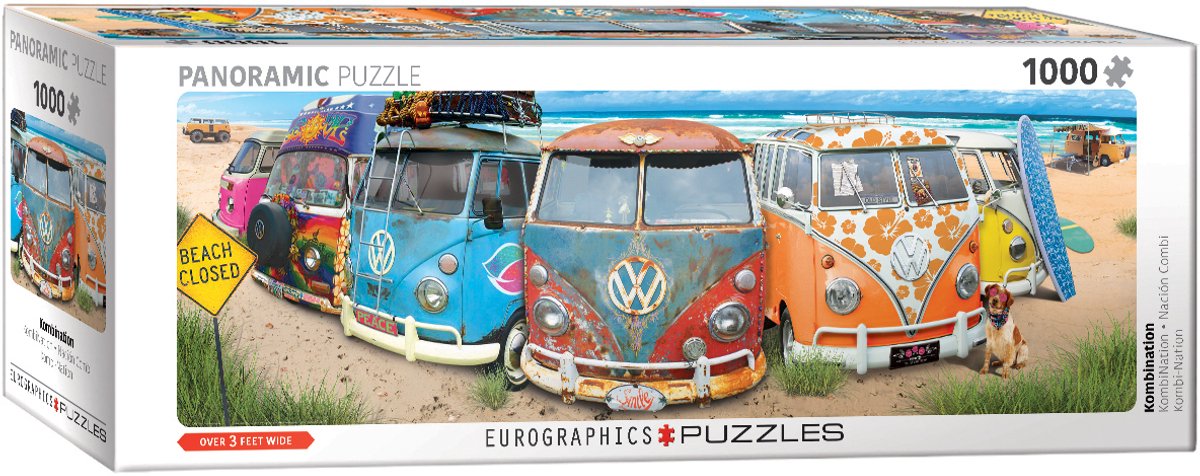 Eurographics Puzzle VW Bus Panorama – 1000 Teile Puzzle.