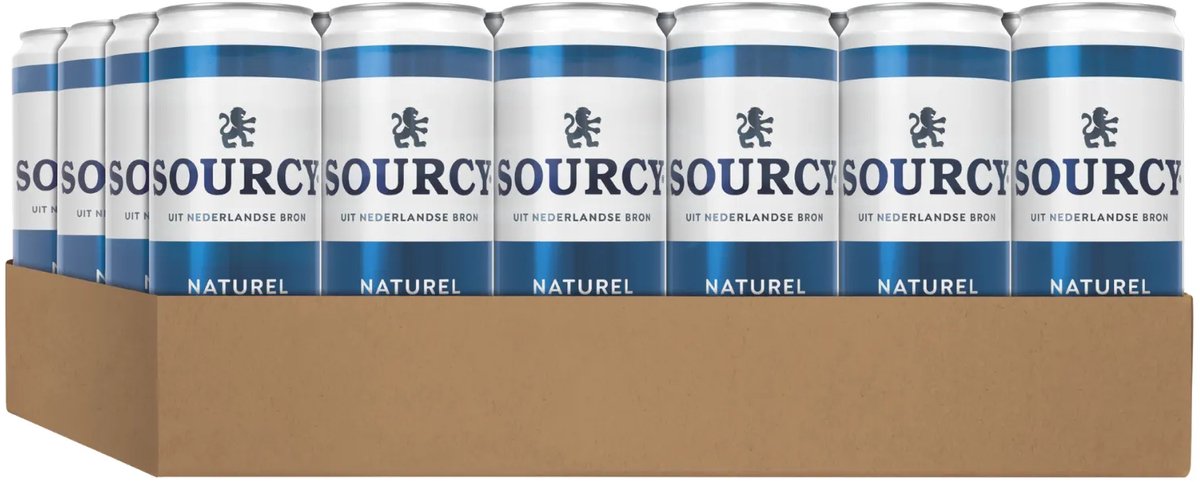 Sourcy Blue Mineralwasser natürlich Dose (24x33cl)