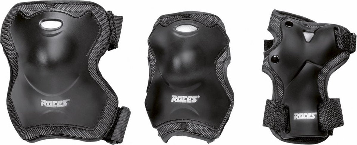 Skate-Schutzset Super Unisex Schwarz Größe L 6-teilig