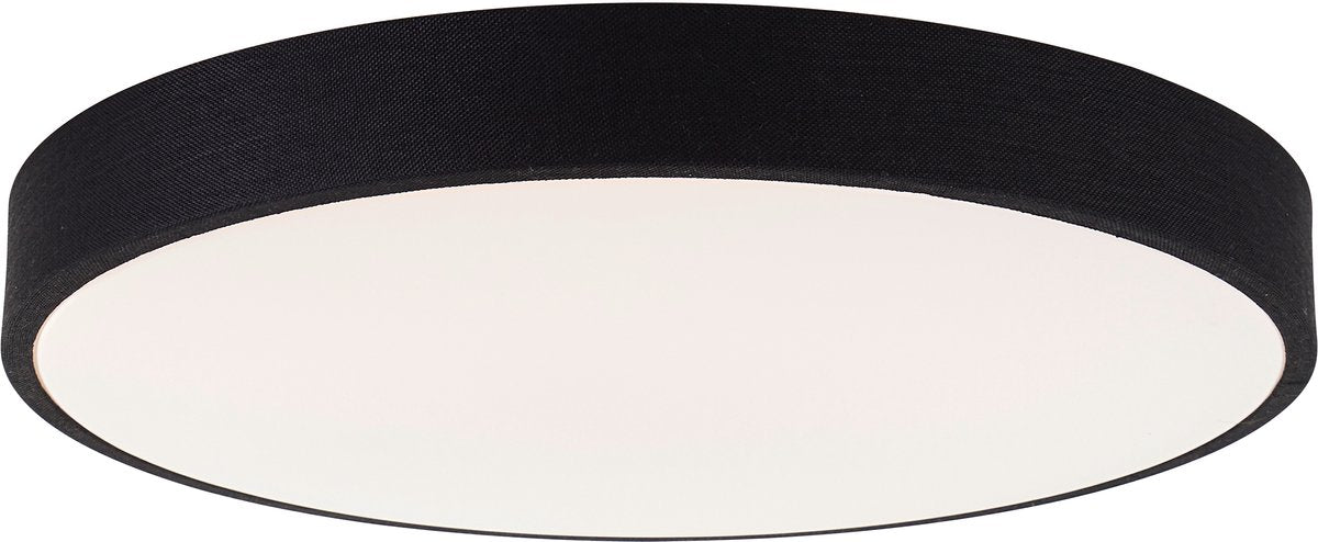 Brilliant Filiz – Deckenleuchte – ø 49 cm – LED 36 W – CCT – dimmbar – Fernbedienung – Schwarz und Weiß