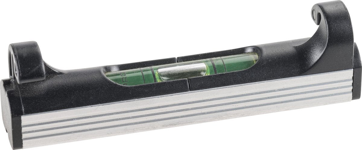 KWB-Schnurwasserwaage zum Richten von Schnüren bei Mauerwerks- und Pflasterarbeiten, 78 mm klein, mit Aluminiumfuß, ideal für Mauerwerksschnüre, nützlich für Fundament- und Terrassenbau