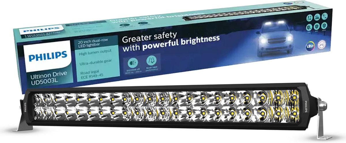 Philips ultinon drive 5003l 20 inch dubbele rij led lightbar