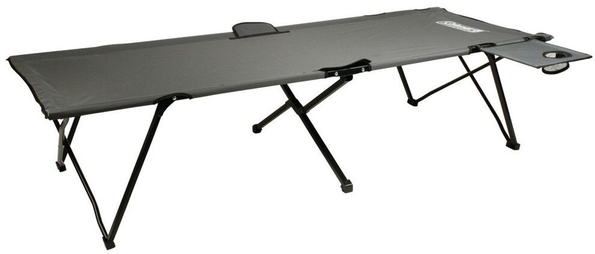 Coleman Campingbett – Feldbett 1 Person – bis 136 kg – integrierter Beistelltisch