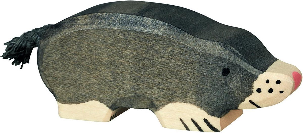 Holztiger Maulwurf. 7,5 cm.