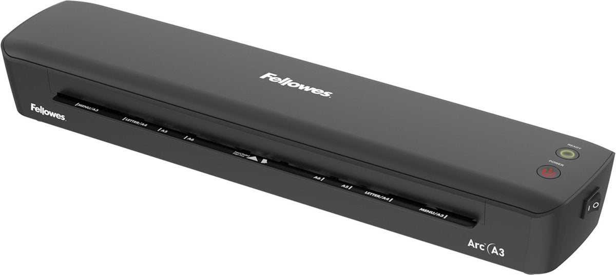 Fellowes Arc – Laminiergerät – A3 – bis zu 80 Mikrometer – für Zuhause – Schwarz
