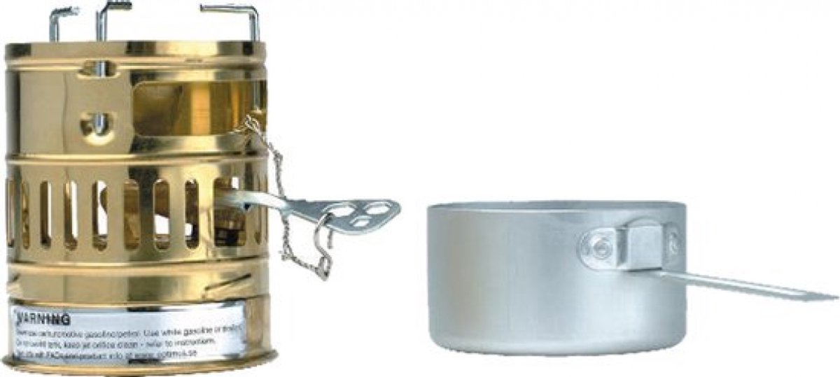 Optimus en optimus svea – Benzinbrenner – Messing