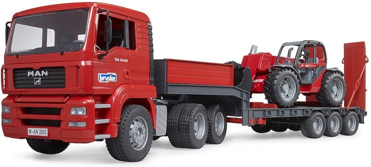 Bruder Mann TGA LKW mit Manitou MLT 633