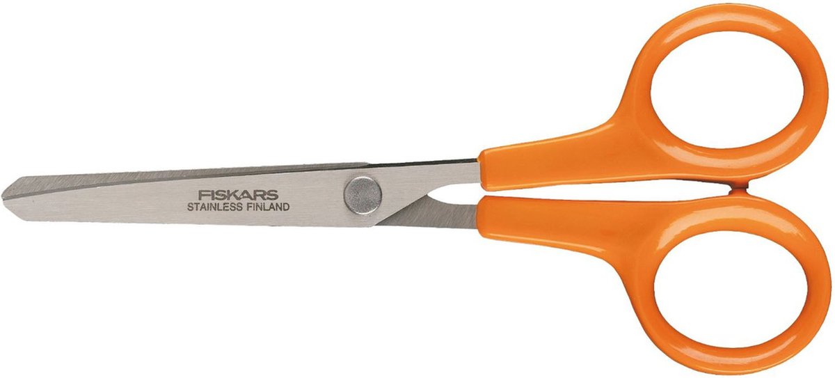 Fiskars klassische Schere – Hobbyschere 13 cm – Rechts- und Linkshänderschere – hochwertiger Edelstahl