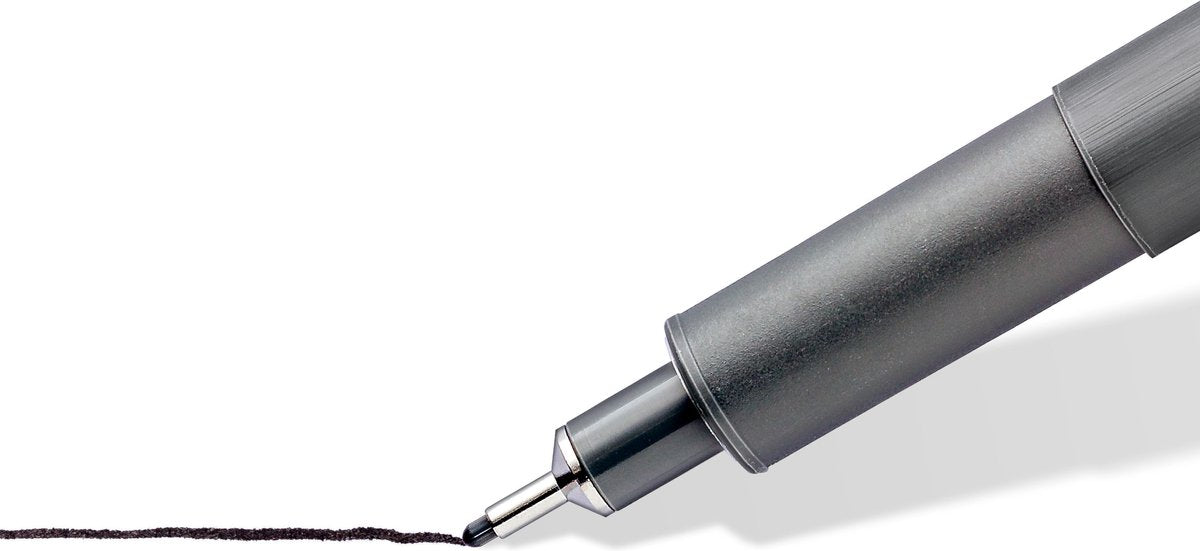 Staedtler - Künstlerserie - Pigmentliner - Fineliner - Schwarz - 1,0 mm - 10 Stück