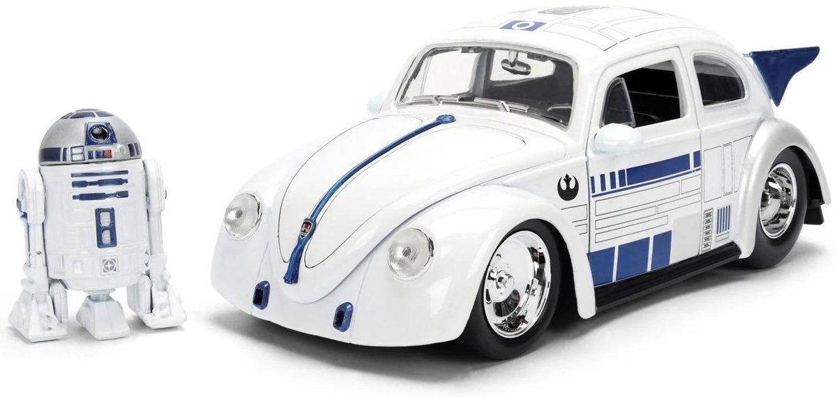 Jada Toys Star Wars – R2-D2 Volkswagen Drag Beetle – Druckguss – Jada – Maßstab 1:24