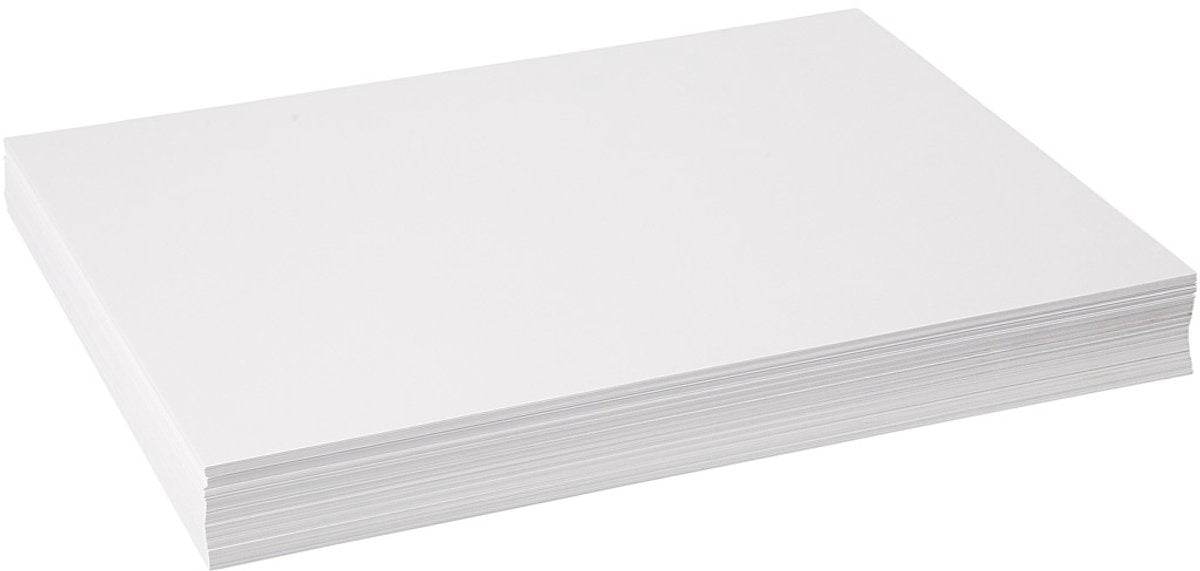 Creativ Company Zeichenpapier, A3, Blatt 297x420 mm, 130 gr, weiß, 250 Blatt 1 Karton
