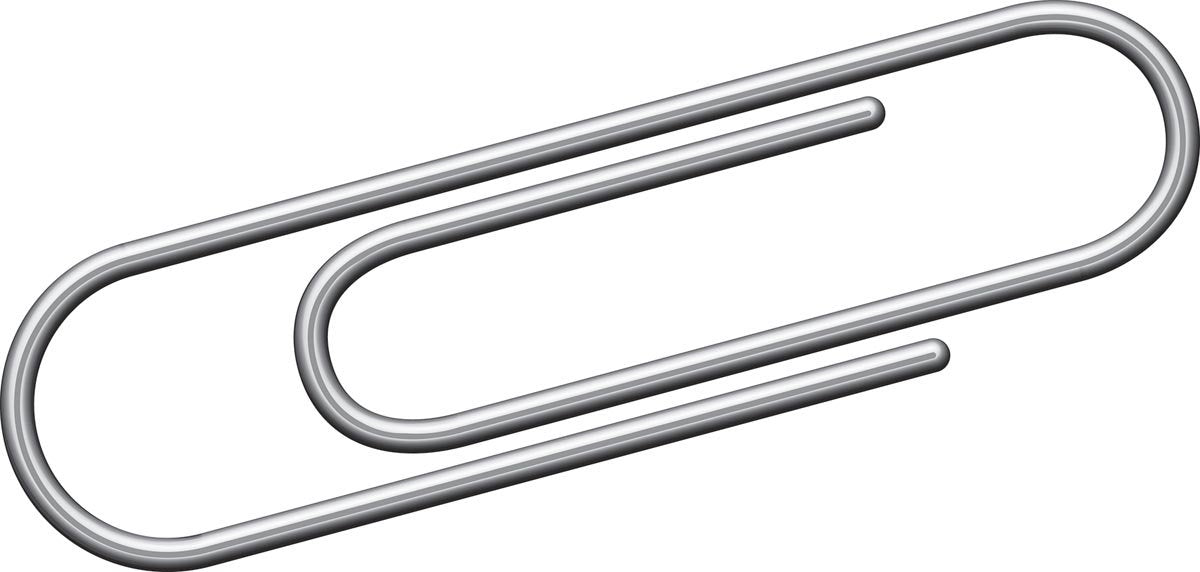 Kangaro paperclips - 30 mm - rond - 1000 stuks - verzinkt - k-10030-1000